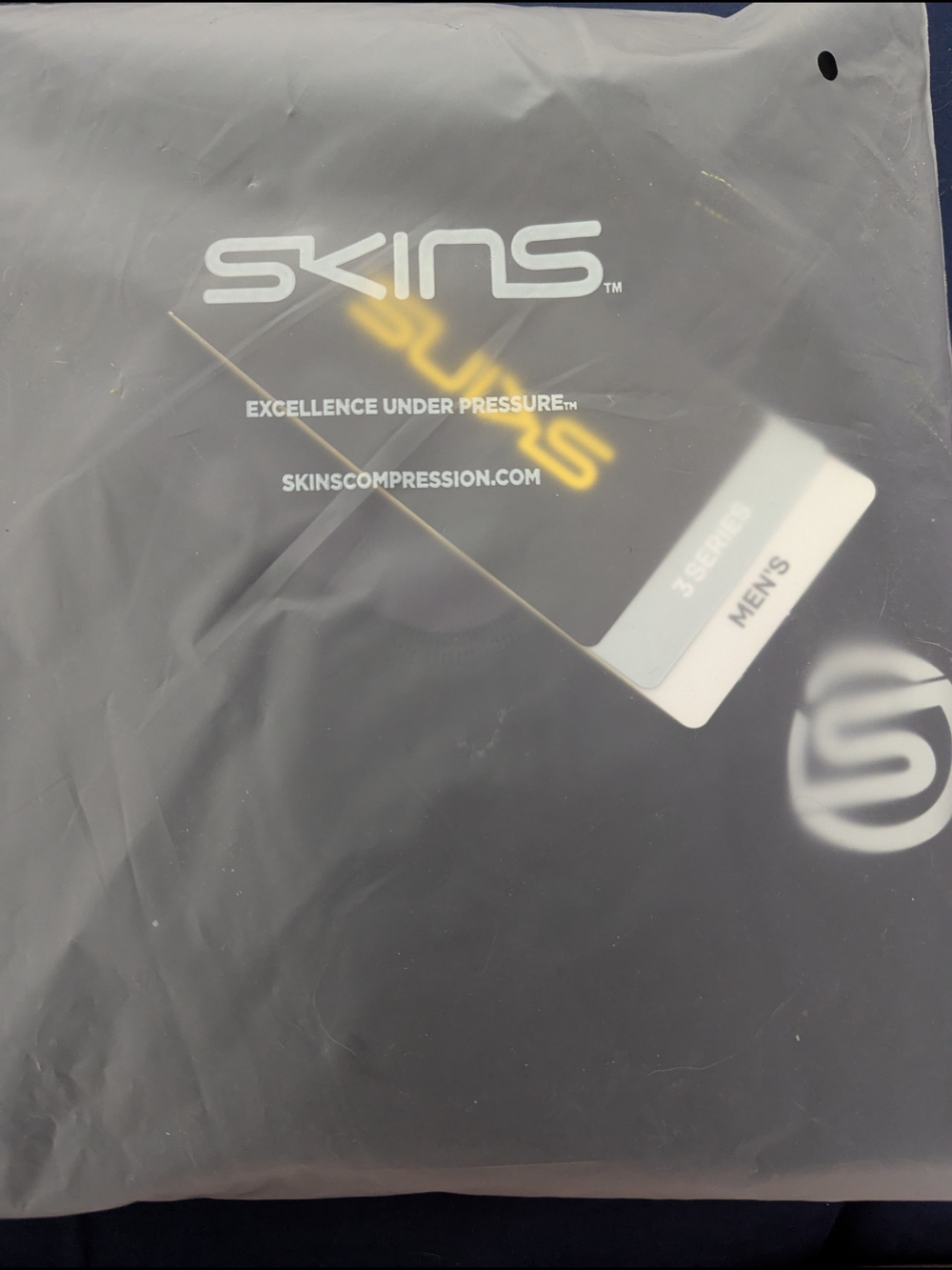 SKINS Series 3 Men's Long Sleeve Top Black Xxl